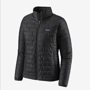 Womens Patagonia Black Nano Puff Jacket Size M